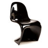 A Panton S Chair in Black - 2