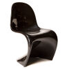 A Panton S Chair in Black - 3