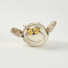 An Early Bronwynne Cornish White Earthenware Handbuilt Animal C.1969