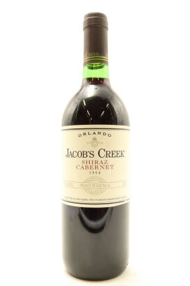 (1) 1996 Jacob's Creek Shiraz - Cabernet Sauvignon, South Australia