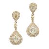 18ct Yellow Diamond Earrings