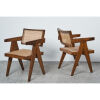 A Pair of Pierre Jeanneret Chandigarh Chairs PJ-SI-28-A - 5