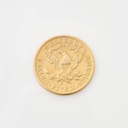 1 x Liberty Head, $5 Gold Coin