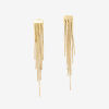 18ct Yellow Gold, 6cm Tassle Drop Earrings