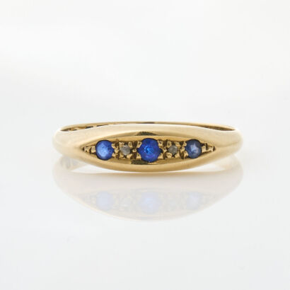 18ct Yellow Gold, Vintage, Fancy Dress Ring