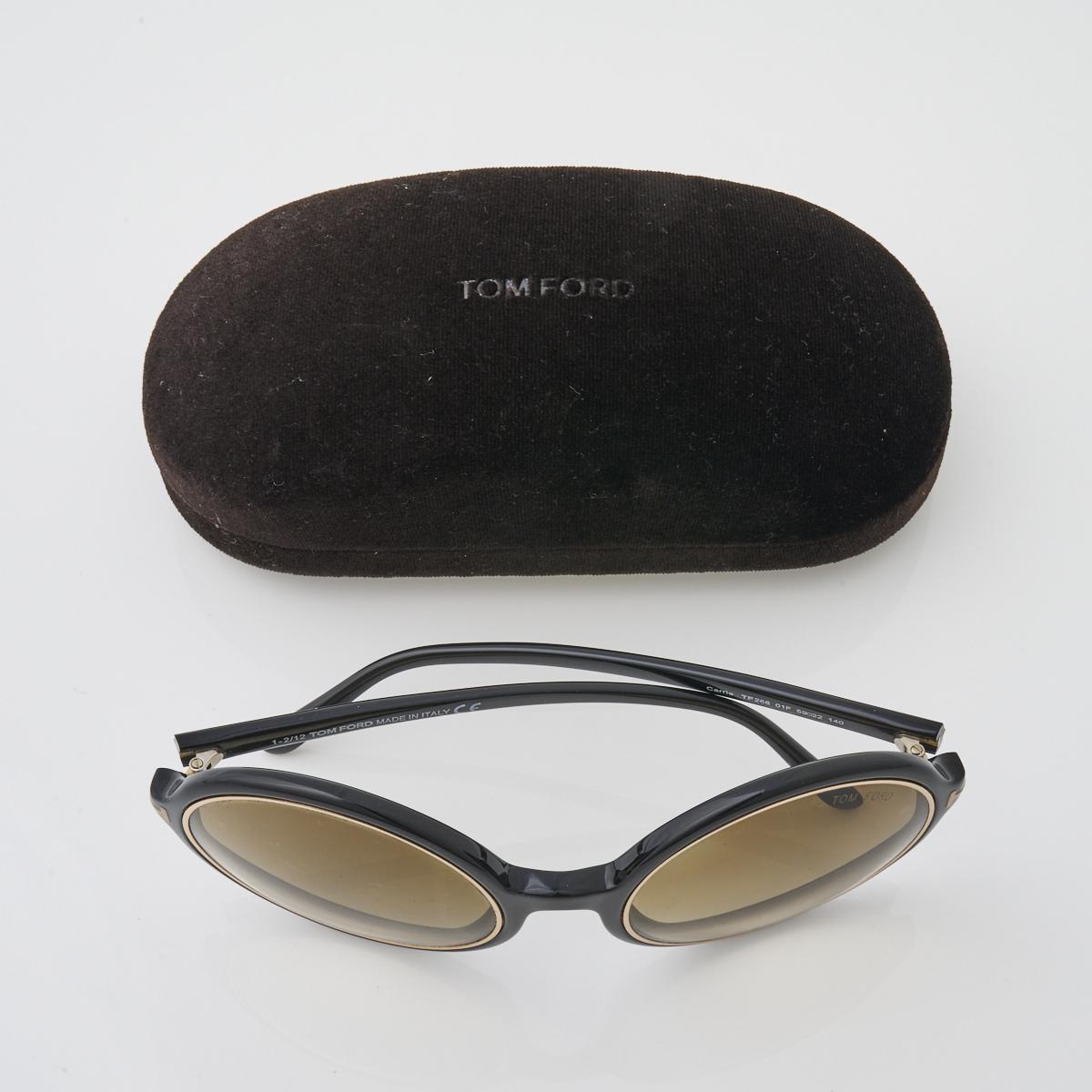 Tom Ford Carrie Sunglasses with Case and Box