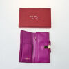 Salvatore Ferragamo Purple Gancini Wallet with Box - 2