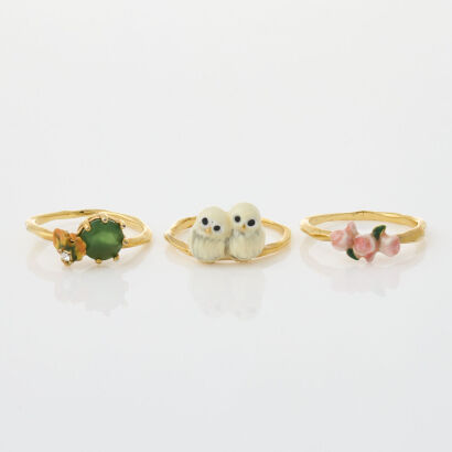 Les Néréides Ring Set, in Ring Size O