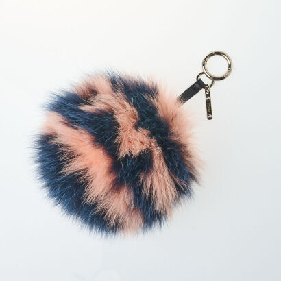 Fendi Fox Fur Pompom Keychain