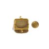 20ct Yellow Gold Antique Mesh Gold Purse with 1913 Half Sovereign Inside - 3