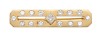 18ct Diamond Bar Brooch