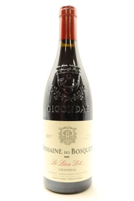 (1) 2017 Domaine des Bosquets Gigondas Le Lieu Dit, Rhone [JR17] [WS94]