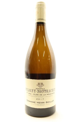 (1) 2017 Domaine Henri Boillot Clos de la Mouchere Monopole, Puligny-Montrachet Premier Cru