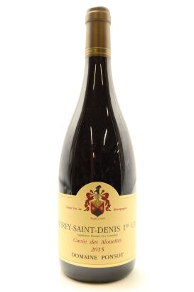 (1) 2015 Domaine Ponsot Morey-Saint-Denis Premier Cru Cuvee des Alouettes, Cote de Nuits