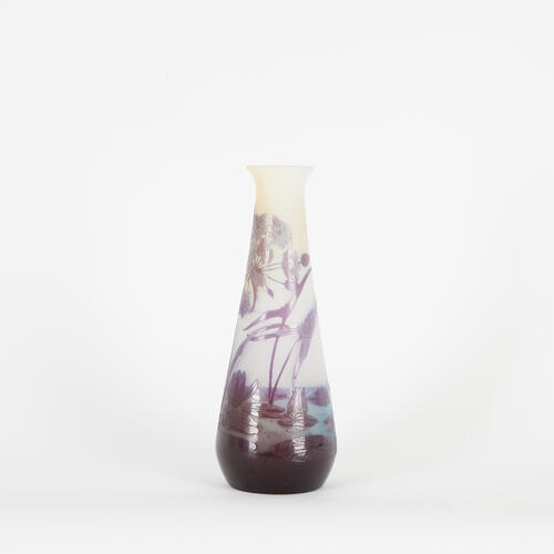 A French Gallé Cameo Glass Vase