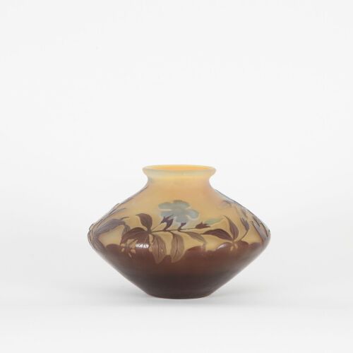 A French Gallé Cameo Glass Vase