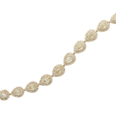 18ct Yellow Diamond Bracelet