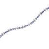 14ct Tanzanite and Diamond Bracelet