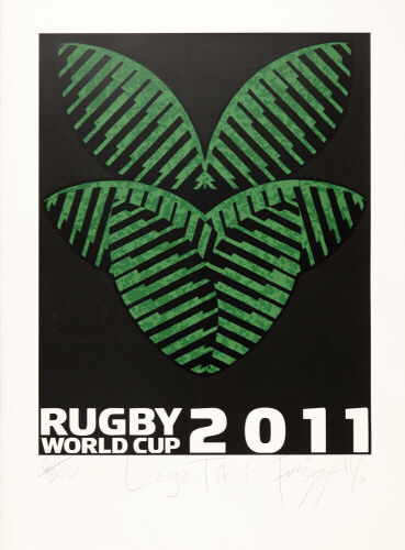 DICK FRIZZELL Rugby World Cup Logo Tiki