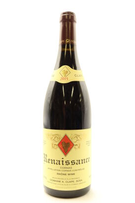 (1) 2015 Domaine Auguste Clape Cornas Renaissance, Rhone [JR17] [WS94]