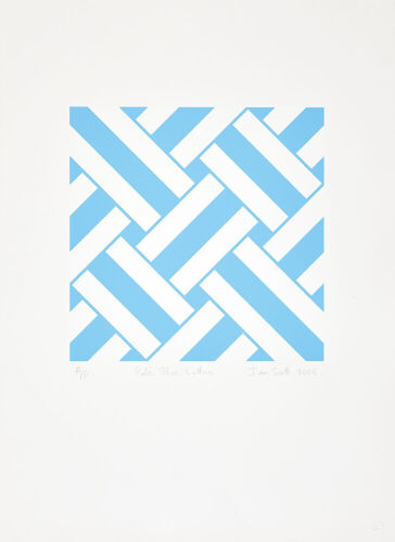 IAN SCOTT Pale Blue Lattice