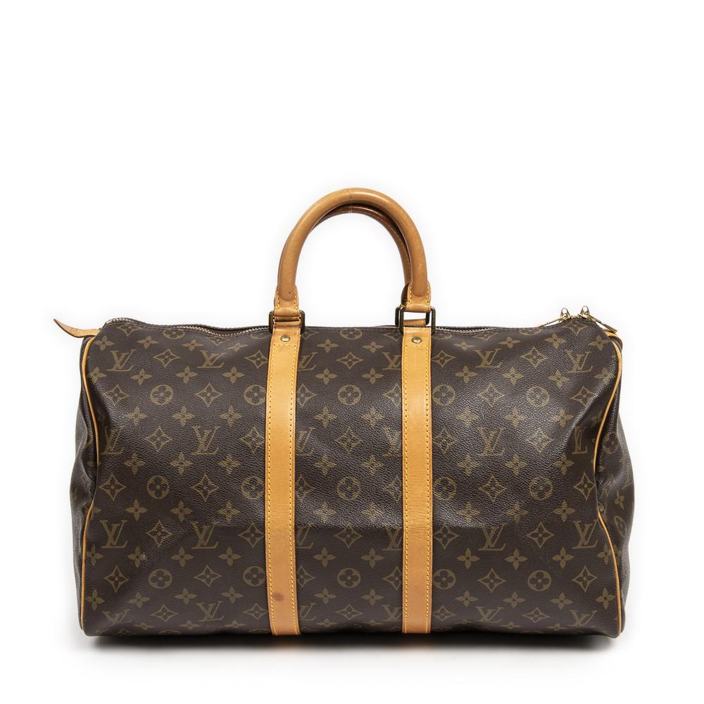 Sold at Auction: Louis Vuitton, sac Keepall Mono Blue 55