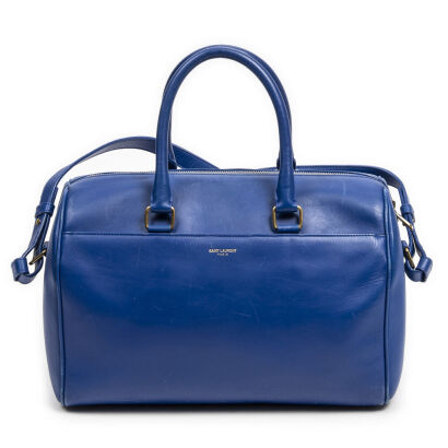 Yves Saint Laurent Blue Duffle 6 Bag