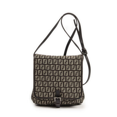 Fendi Zucca Canvas Crossbody Bag