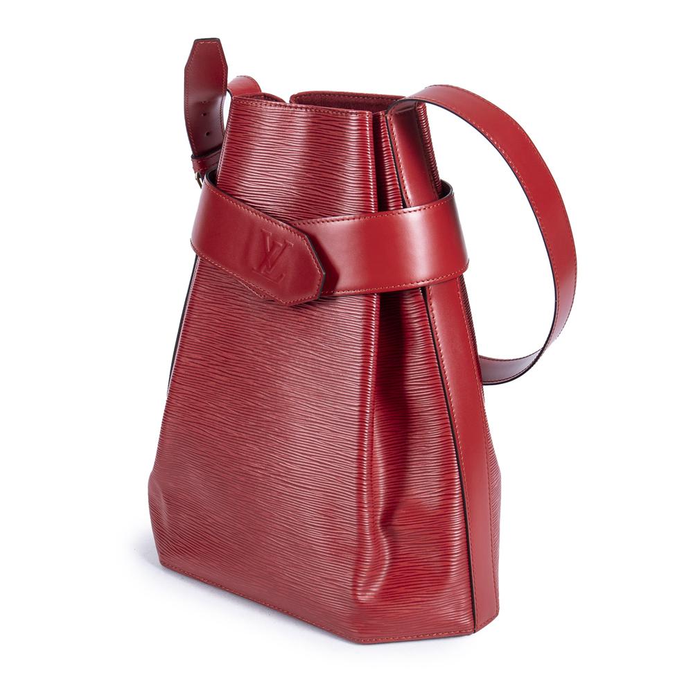 Past auction: A red Epi Sac D'epaule bag, Louis Vuitton