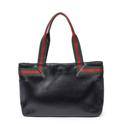 Gucci Web Vintage Tote Bag