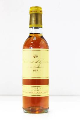 (1) 1983 Chateau d'Yquem 375ml