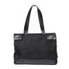 Prada Black Canvas Tote Bag