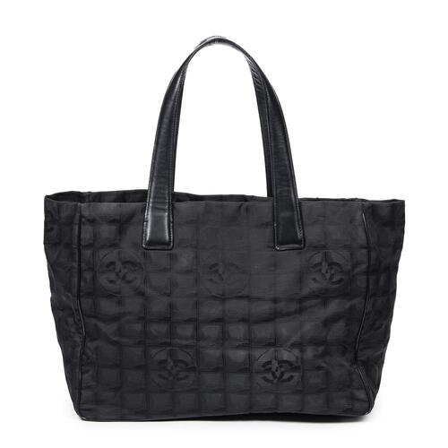 Chanel Travel Line Nylon Rectangular Tote Bag