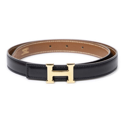 Herm&egrave;s Mini H Constance Belt with Box, Size 65