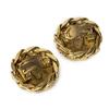 Chanel CC Logo Crystal Clip-On Earrings with Box - 2