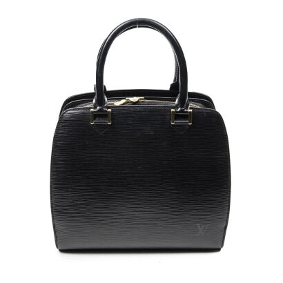 Louis Vuitton Black Epi Pont Neuf Bag