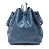 Louis Vuitton Blue Epi Petit Noe Bag with Shoulder Strap
