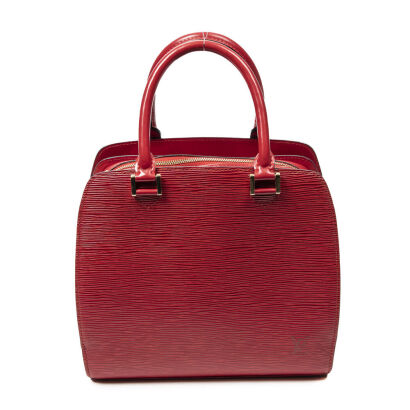 Louis Vuitton Red Epi Pont Neuf Bag