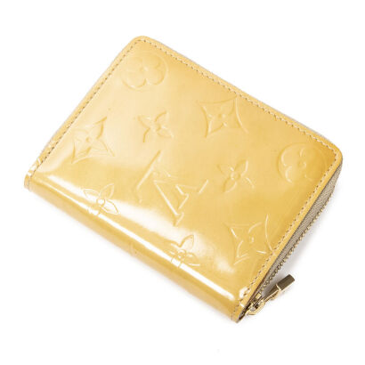 Louis Vuitton Monogram Vernis Bloom Compact Wallet
