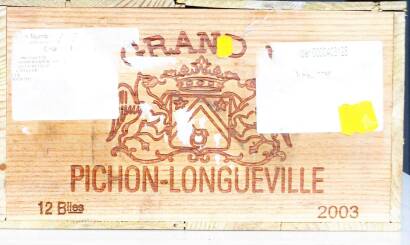 (12) 2003 Chateau Pichon Longueville Baron