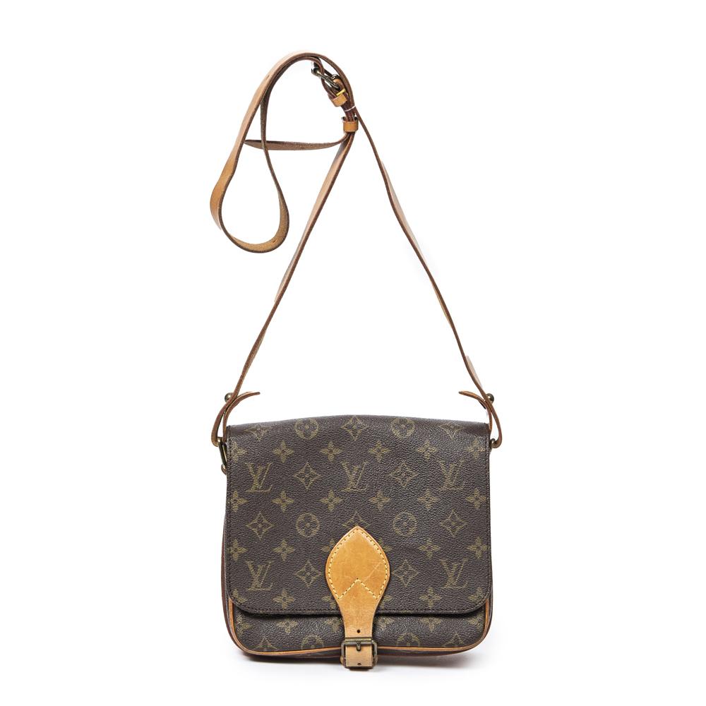 Sold at Auction: LOUIS VUITTON Monogram Cartouchiere MM Crossbody Bag