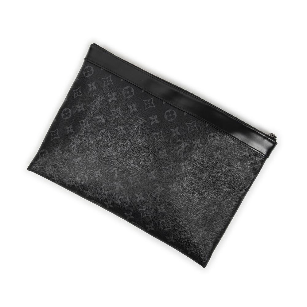 Louis Vuitton Monogram Eclipse Canvas Pochette Discovery Clutch