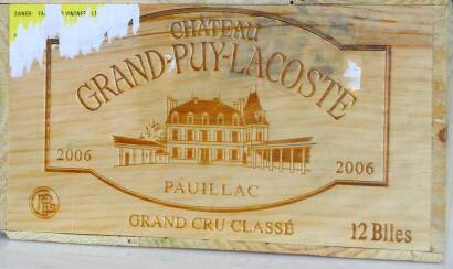 (12) 2006 Chateau Grand Puy Lacoste