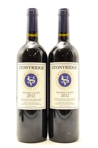 (2) 2012 Stonyridge Vineyard Larose, Waiheke Island