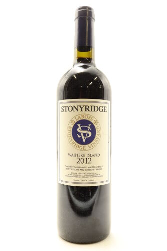 (1) 2012 Stonyridge Vineyard Larose, Waiheke Island