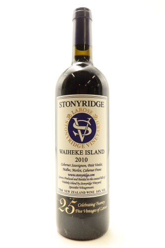 (1) 2010 Stonyridge Vineyard Larose, Waiheke Island