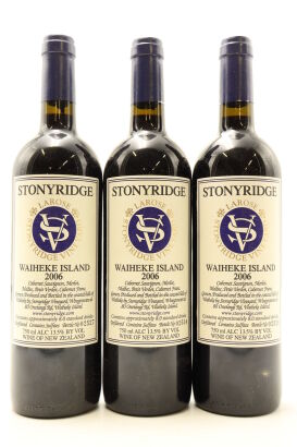 (3) 2006 Stonyridge Vineyard Larose, Waiheke Island