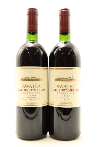 (2) 1994 Te Mata Estate Awatea Cabernets Merlot, Hawke's Bay