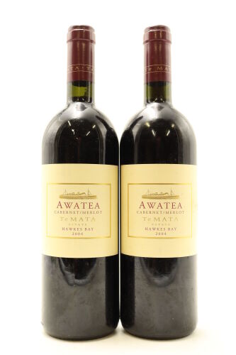 (2) 2004 Te Mata Estate Awatea Cabernets Merlot, Hawke's Bay