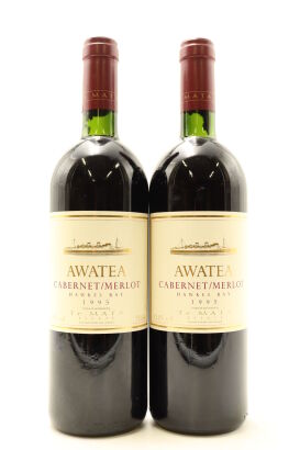 (2) 1995 Te Mata Estate Awatea Cabernets Merlot, Hawke's Bay